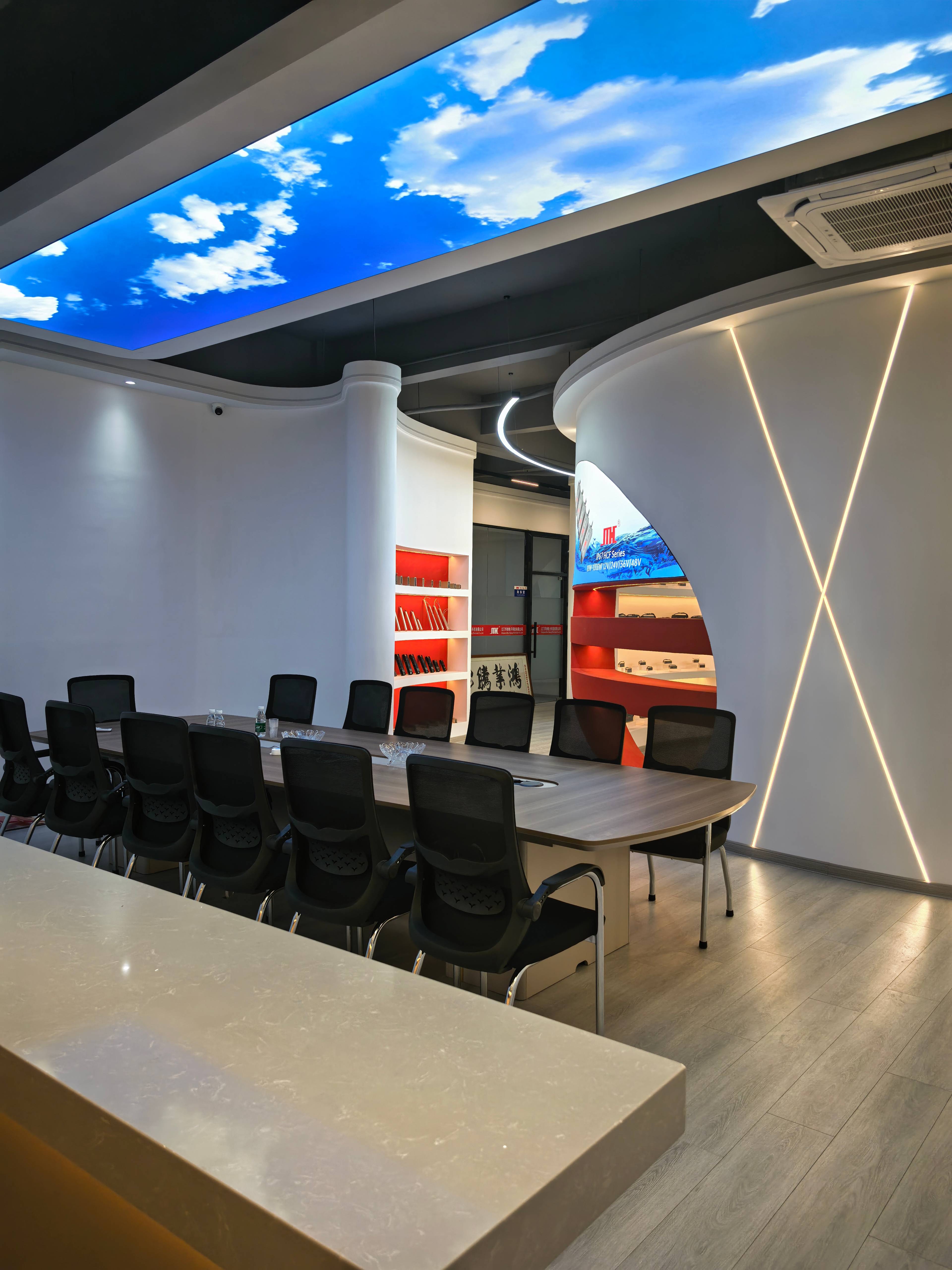 Factory workspace with skilled technicians and quality equipment